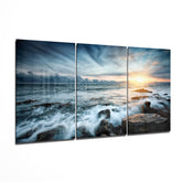 Sunset Mega Glass Wall Art.